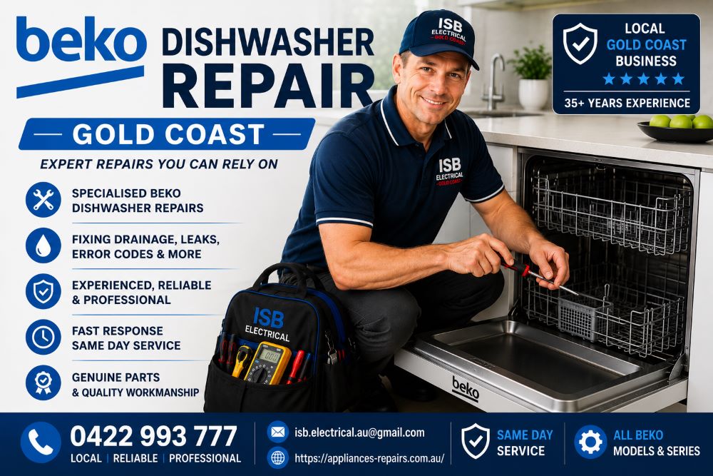 Beko Dishwasher Repairs Gold Coast