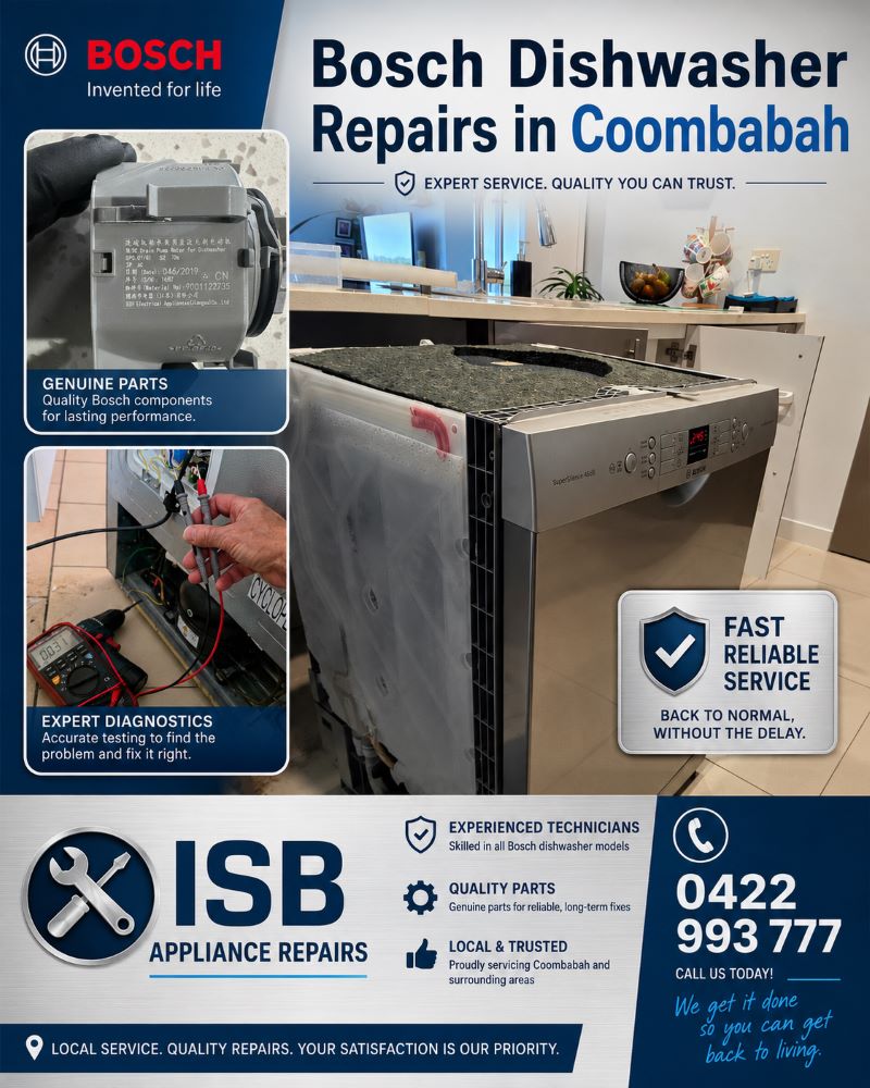 Bosch Dishwasher Not Draining Water Coombabah