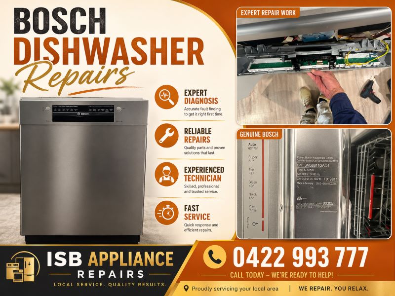 Bosch Dishwasher Touch Panel Not Responding Ormeau