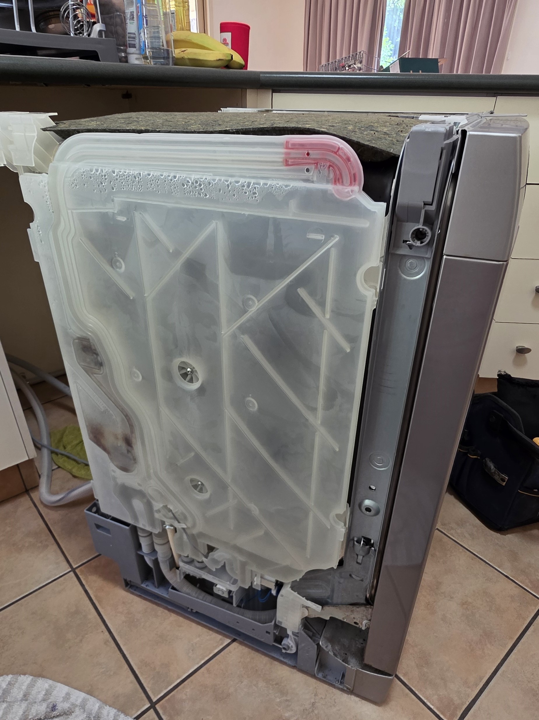 Bosch dishwasher E24 error repair in Hope Island by ISB Electrical