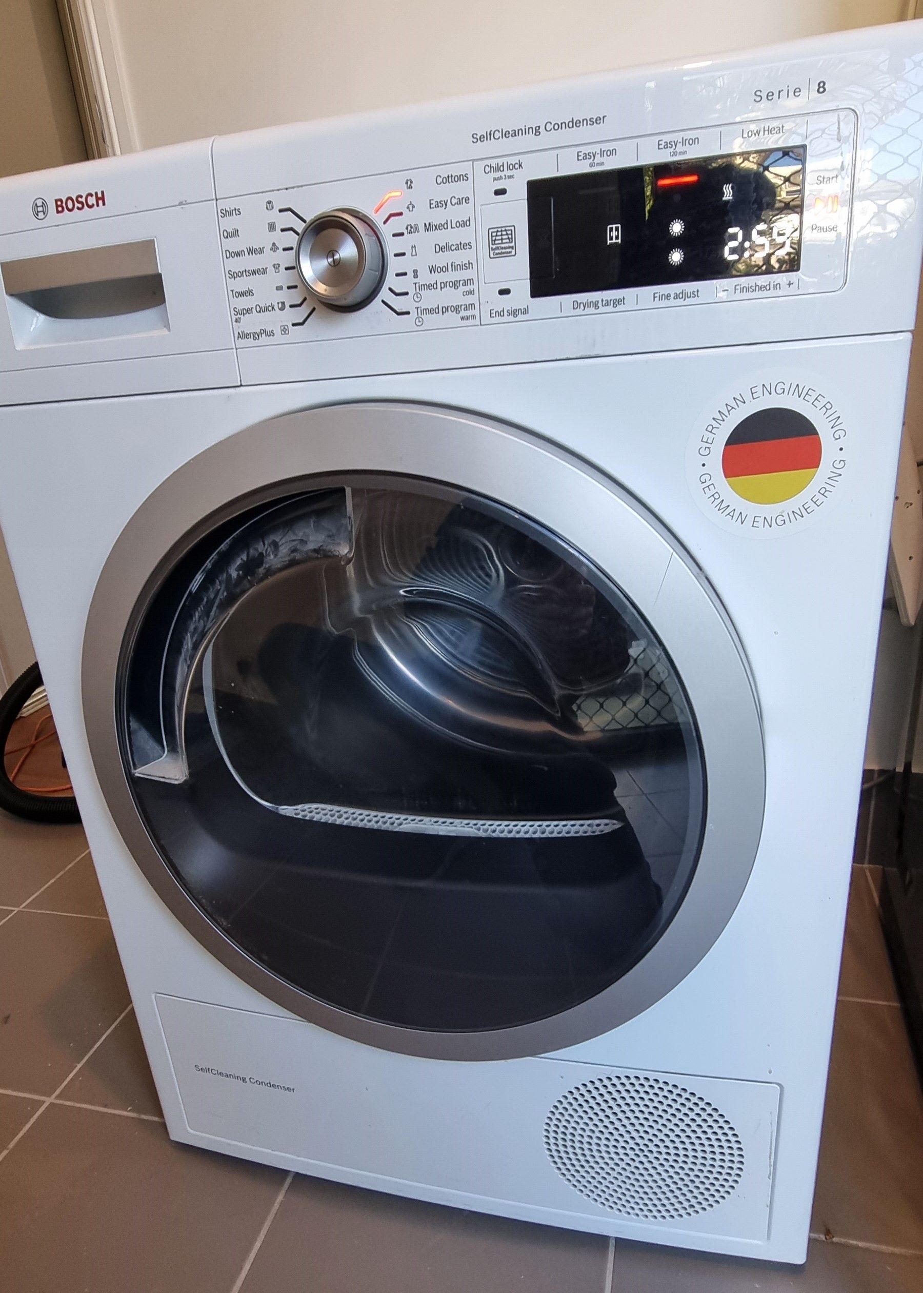 Bosch washing machine not draining repair in Southport by ISB Electrical