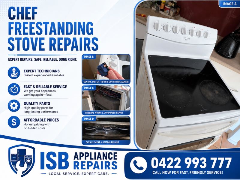 Chef Freestanding Stove Repairs Helensvale