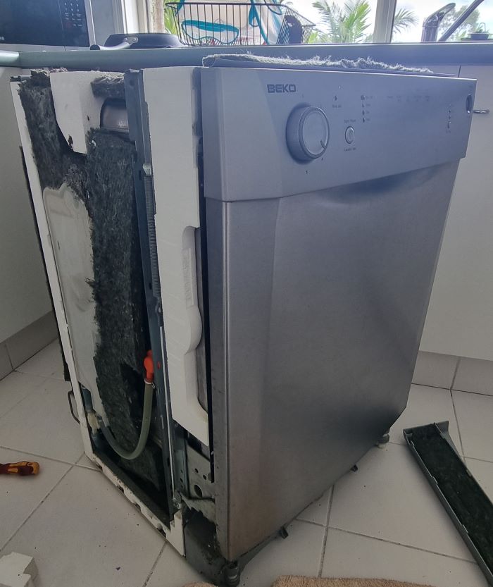 Dishwasher not draining Pacific Pines
