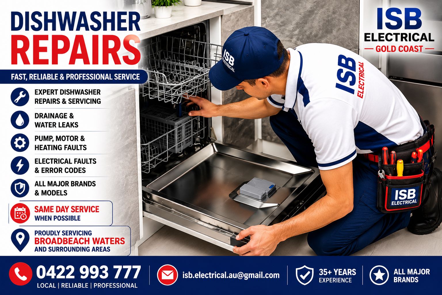 Dishwasher Repairs Broadbeach Waters