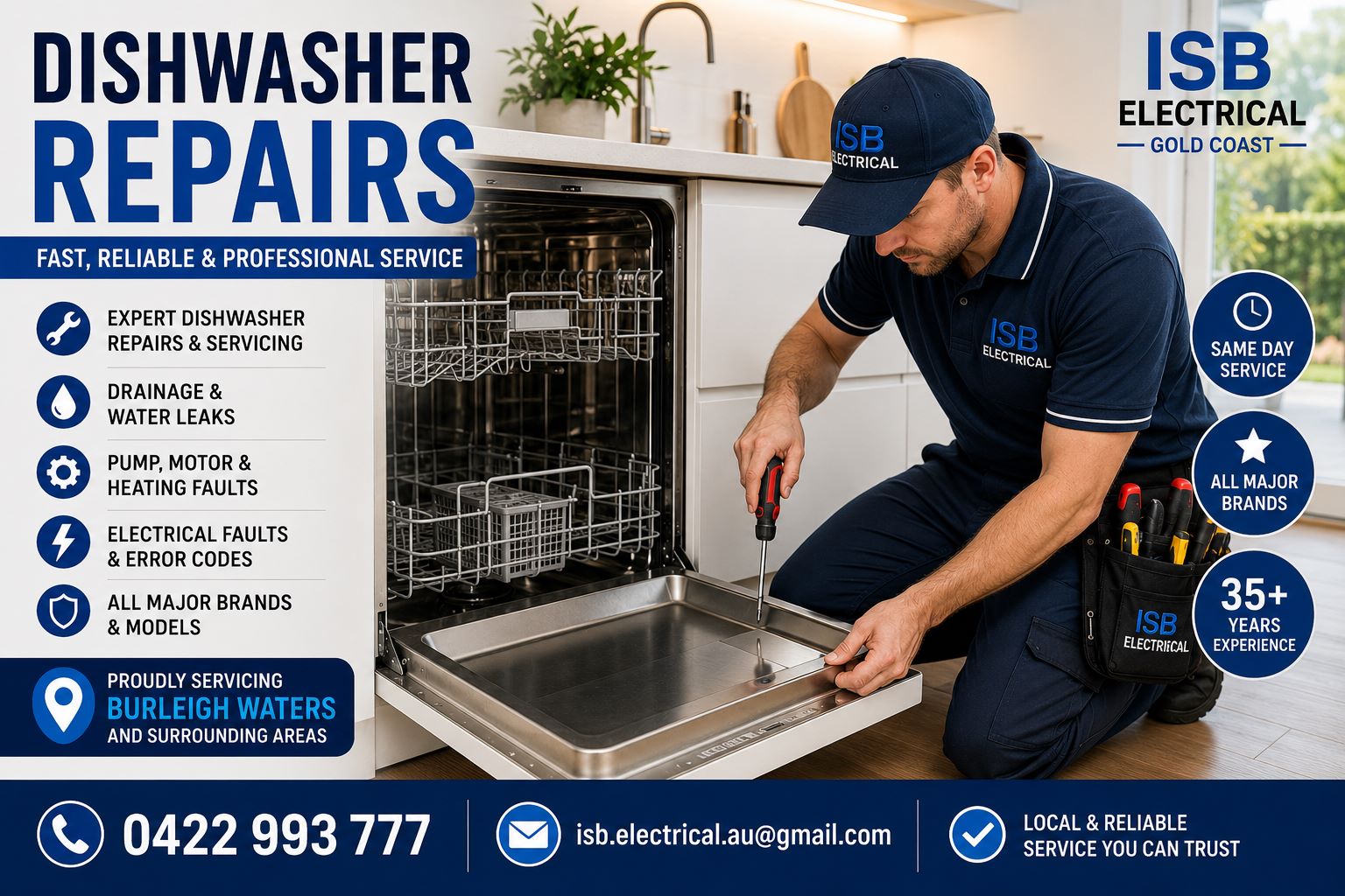 Dishwasher Repairs Burleigh Waters
