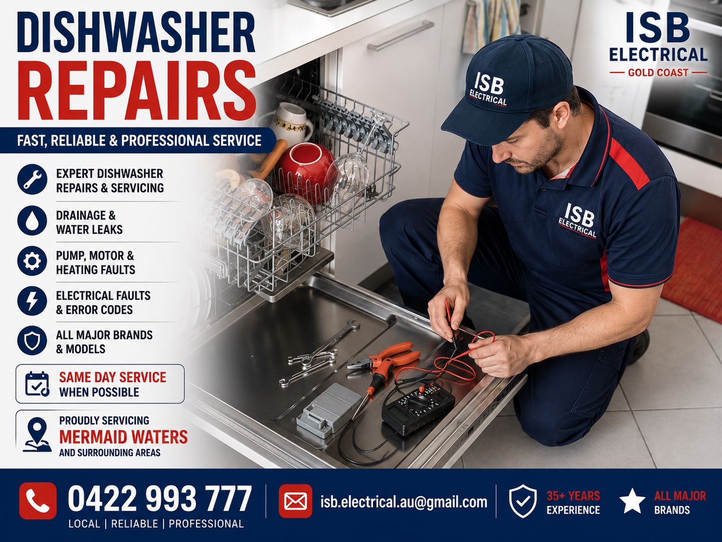 Dishwasher Repairs Mermaid Waters