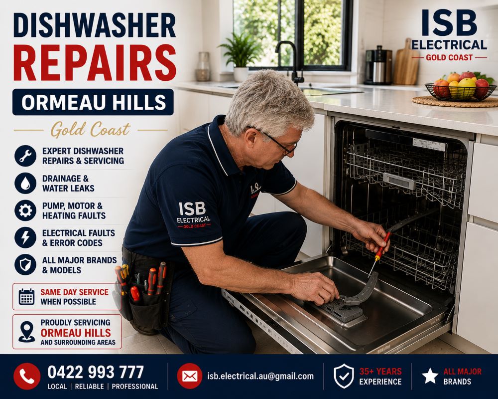 Dishwasher Repairs Ormeau Hills
