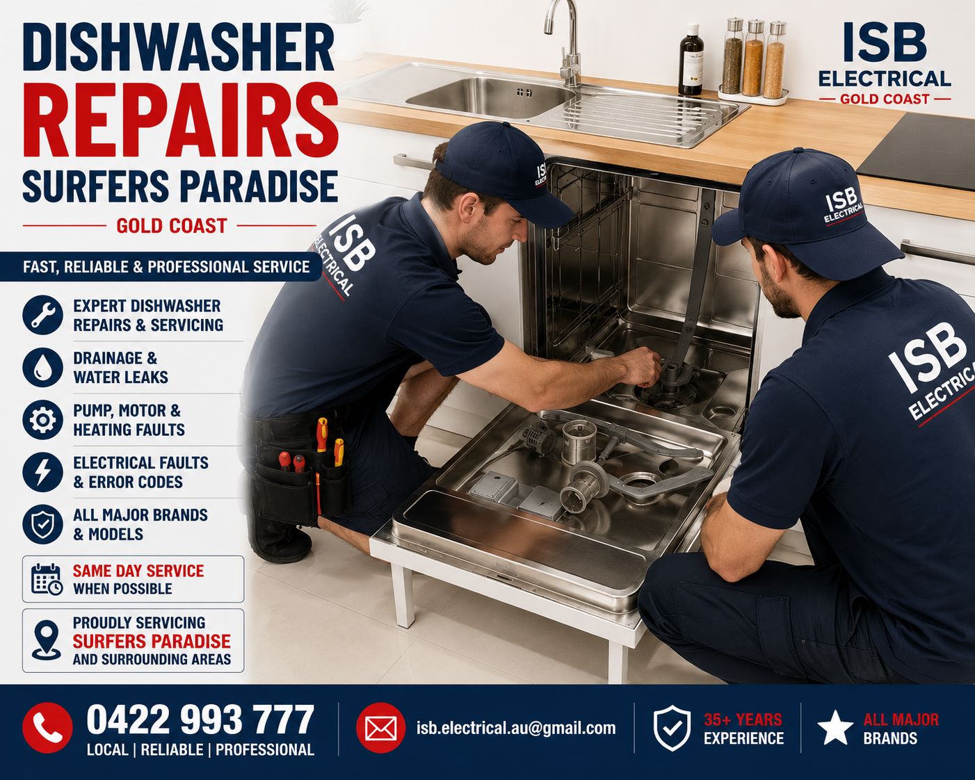 Dishwasher Repairs Surfers Paradise