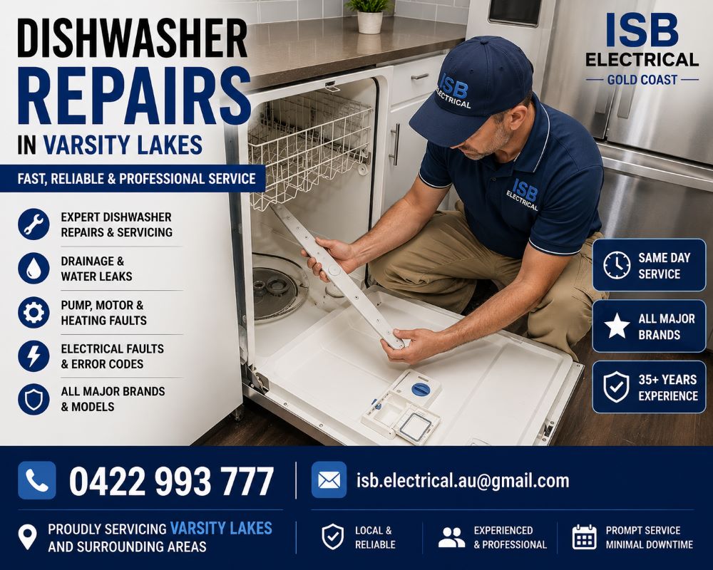 Dishwasher Repairs Varsity Lakes