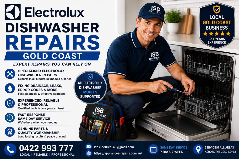 Electrolux Dishwasher Repairs Gold Coast