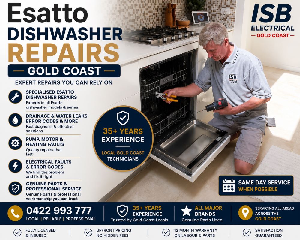 Esatto Dishwasher Repairs Gold Coast