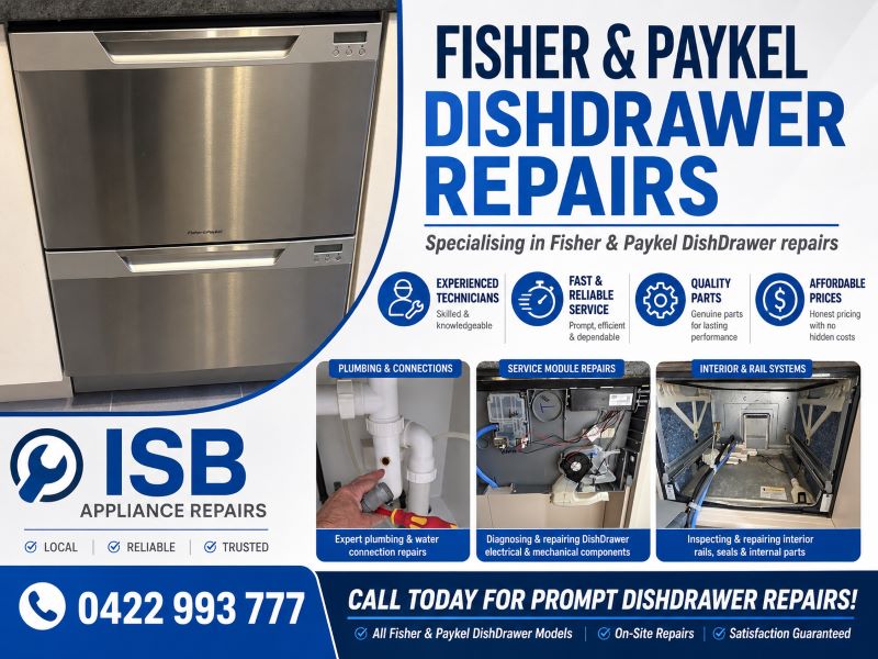 Fisher Paykel DishDrawer Flashing Lights Southport