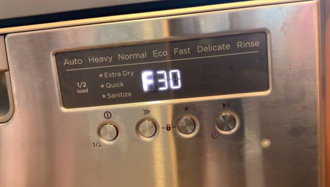 Fisher Paykel Dishwasher F30 Error Nerang