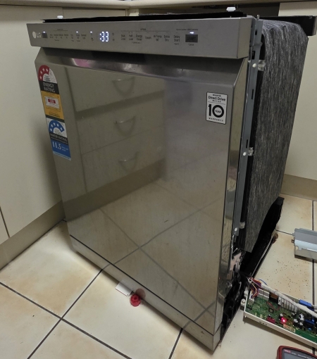 LG dishwasher 1E error repair Coomera