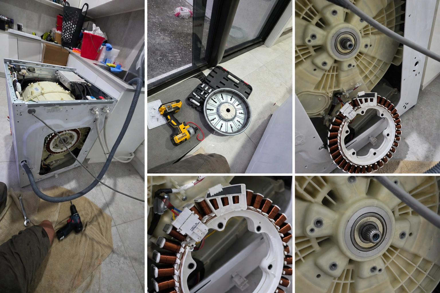 LG washing machine LE error repair in Ormeau Hills by ISB Electrical