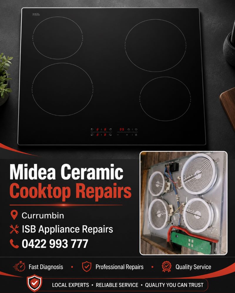 Midea Ceramic Cooktop Touch Panel Not Responding Currumbin
