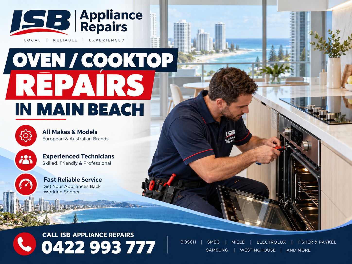 Oven and Cooktop Repairs Main Beach