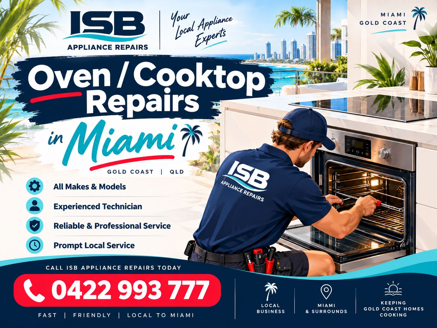 Electric Oven and Cooktop Repairs Miami Gold Coast