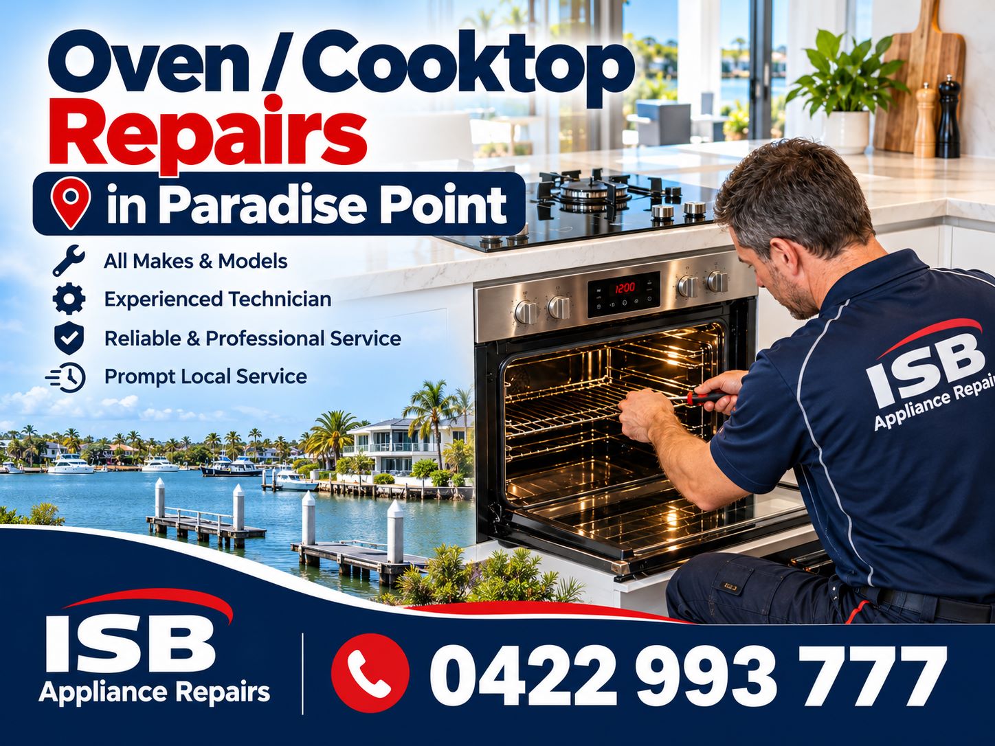 Oven and Cooktop Repairs Paradise Point Gold Coast