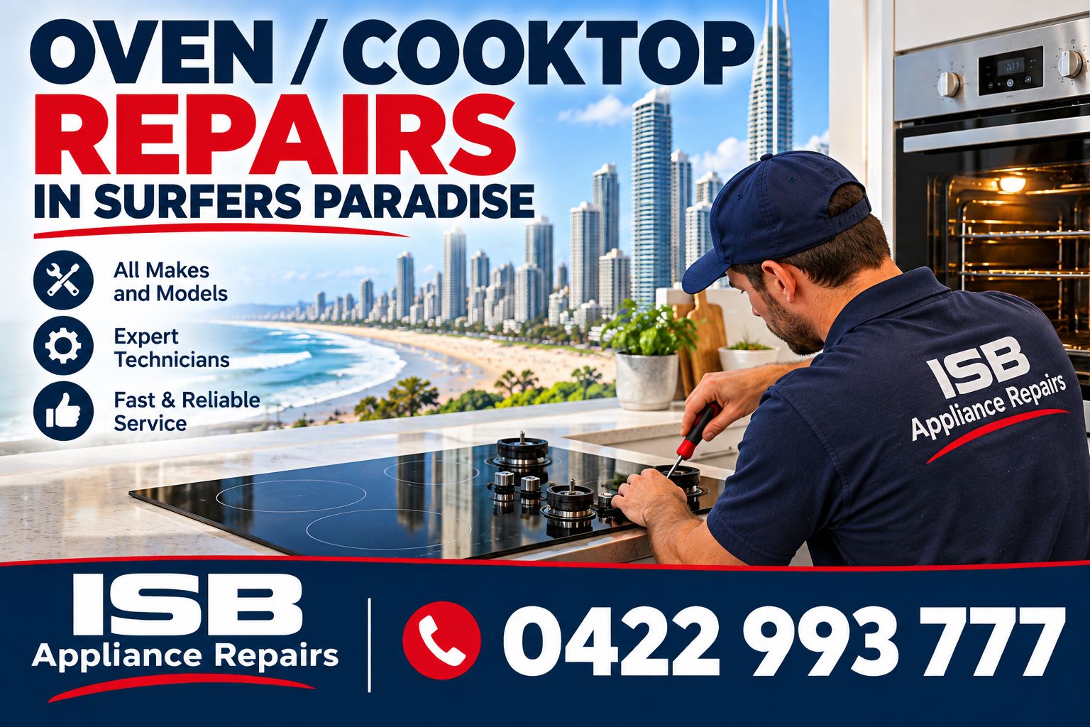 Oven and Cooktop Repairs Surfers Paradise