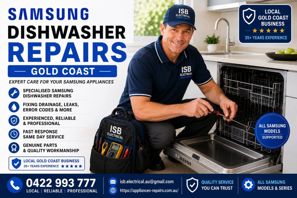 Samsung Dishwasher Repairs Gold Coast