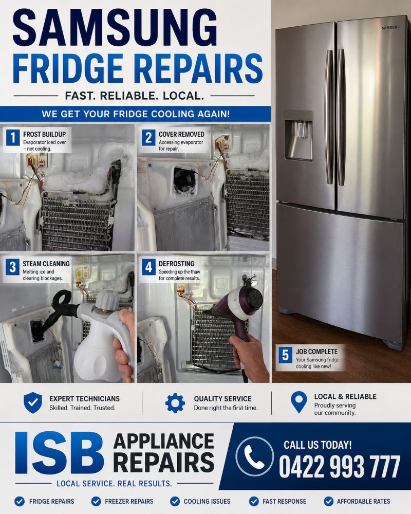 Samsung Refrigerator Not Cold in Fridge Hope Island