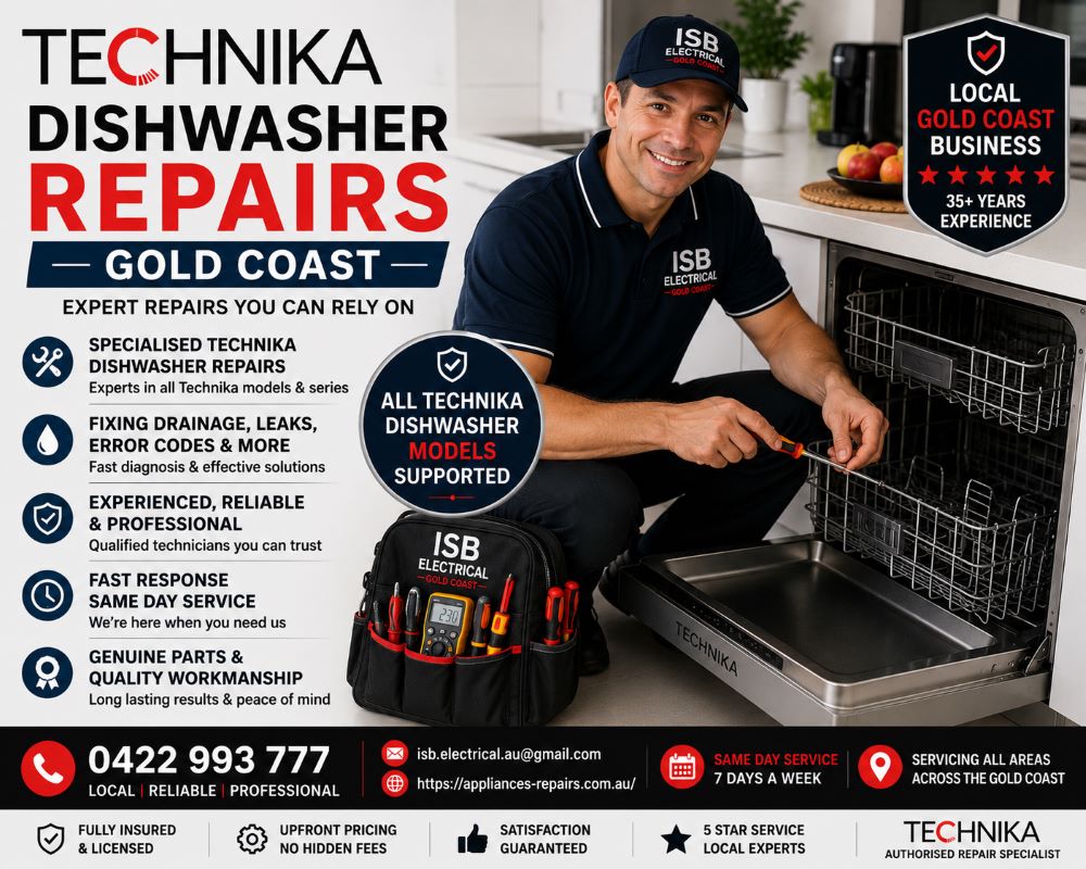 Technika Dishwasher Repairs Gold Coast
