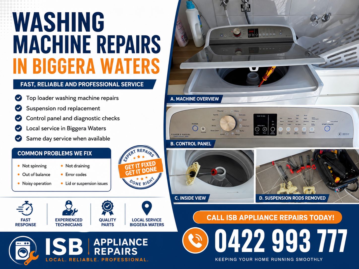 Washing Machine Repairs Biggera Waters