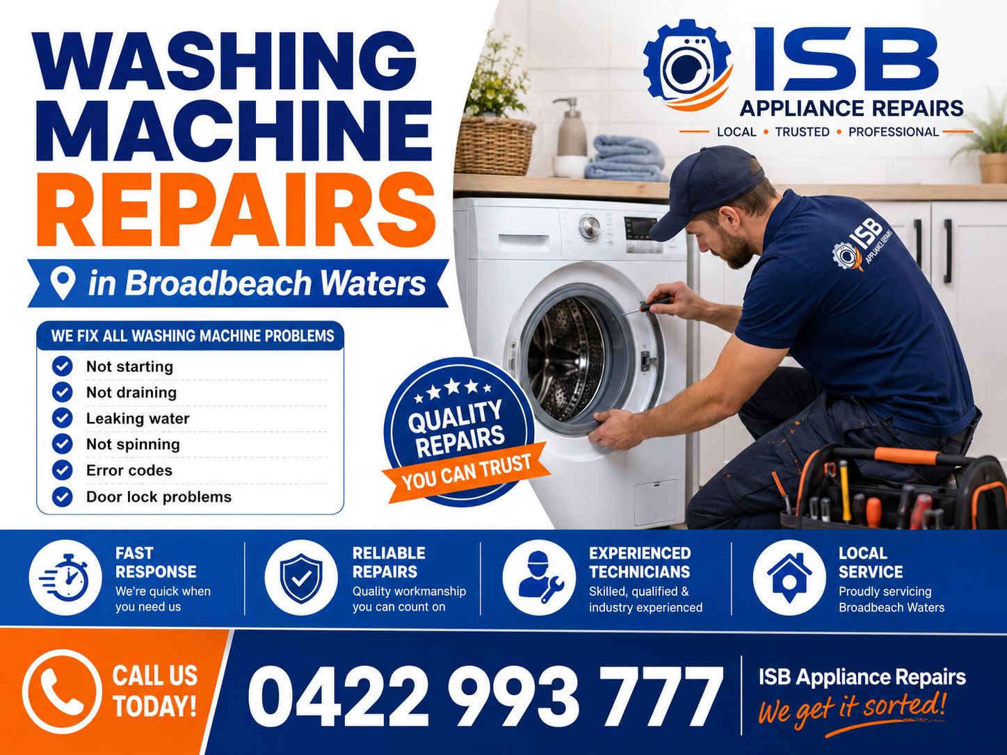 Washing Machine Repairs Broadbeach Waters