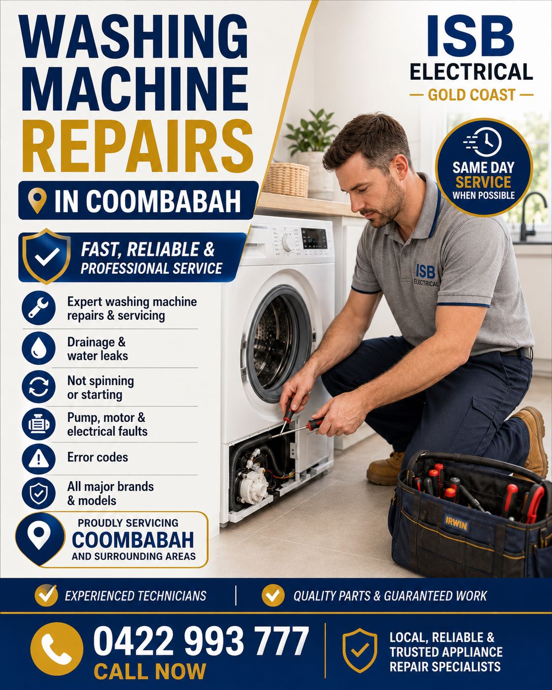 Washing Machine Repairs Coombabah