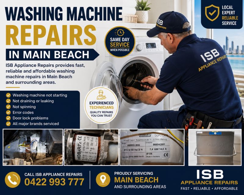 Washing Machine Repairs Main Beach