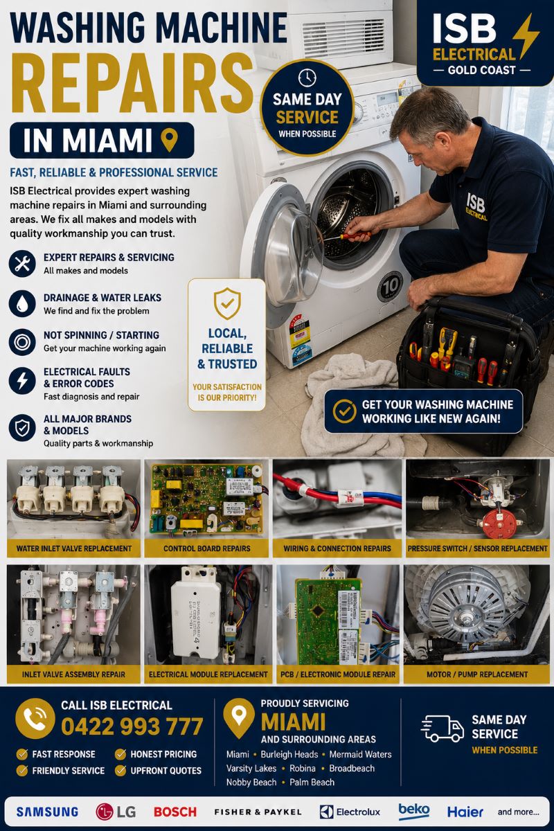 Washing Machine Repairs Miami
