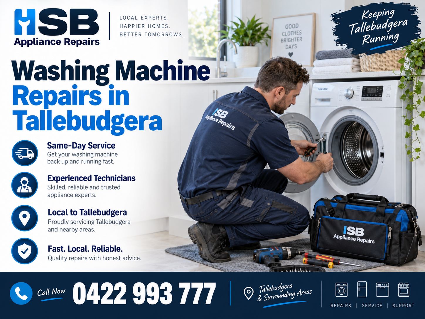 Washing Machine Repairs Tallebudgera