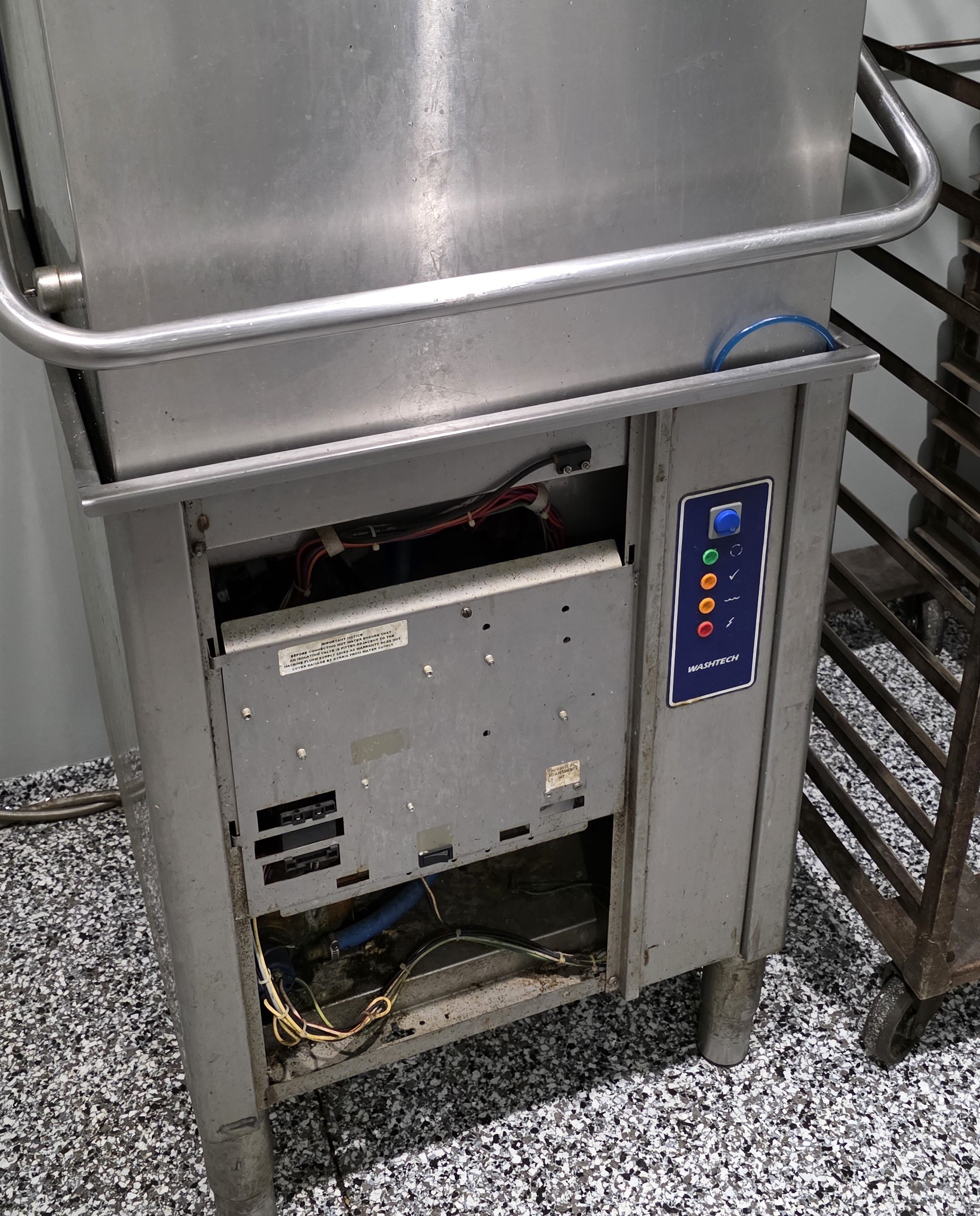 WashTech commercial dishwasher repair in Molendinar by ISB Electrical